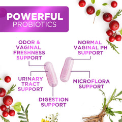 Cranberry-infused probiotic for vaginal and urinary health