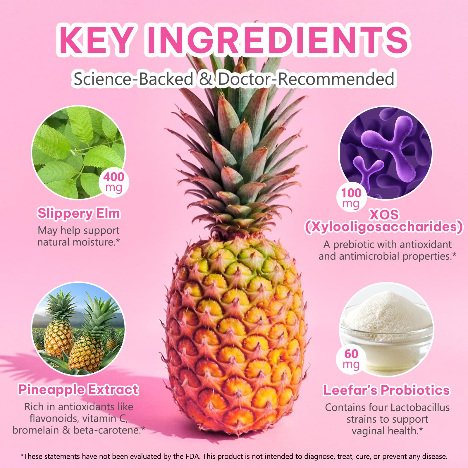 Vaginal health and microbiome support