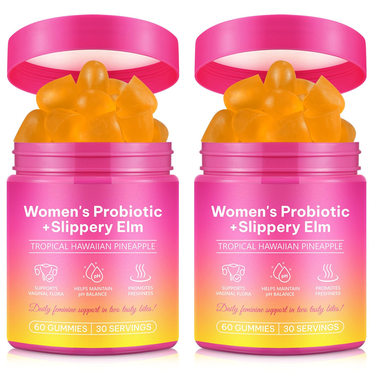 Bottle of Vaginal Probiotics for Women Gummies