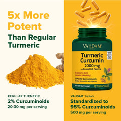 Turmeric with Boswellia and Piperine for enhanced absorption