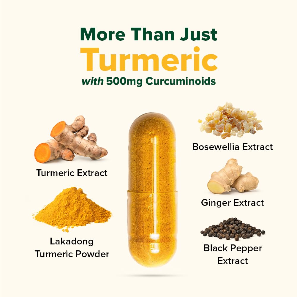 Visual of joint health and mobility support with turmeric