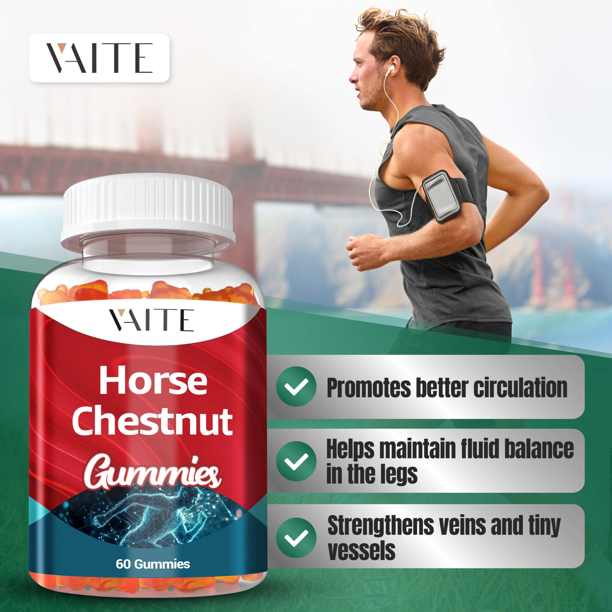VAITE Horse Chestnut Extract Gummies pack