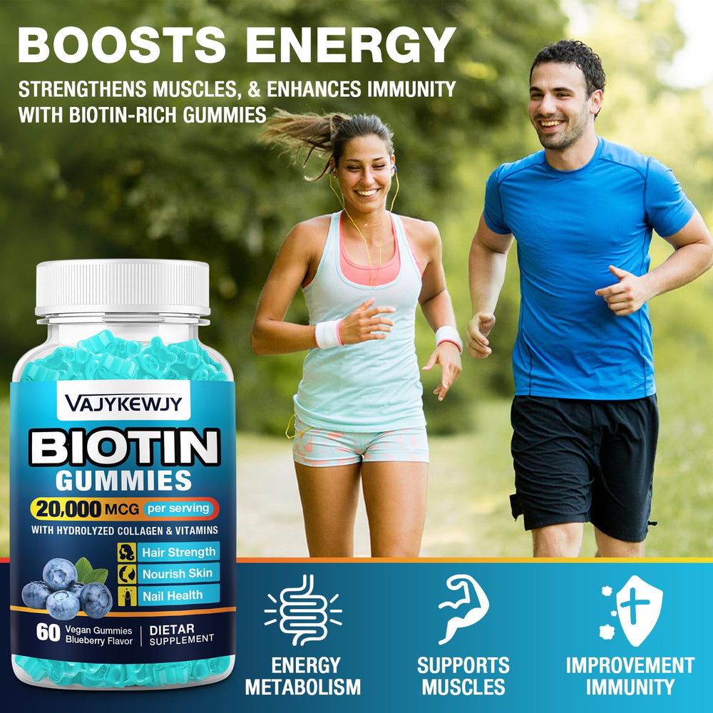 Biotin gummies for skin - vegan-friendly