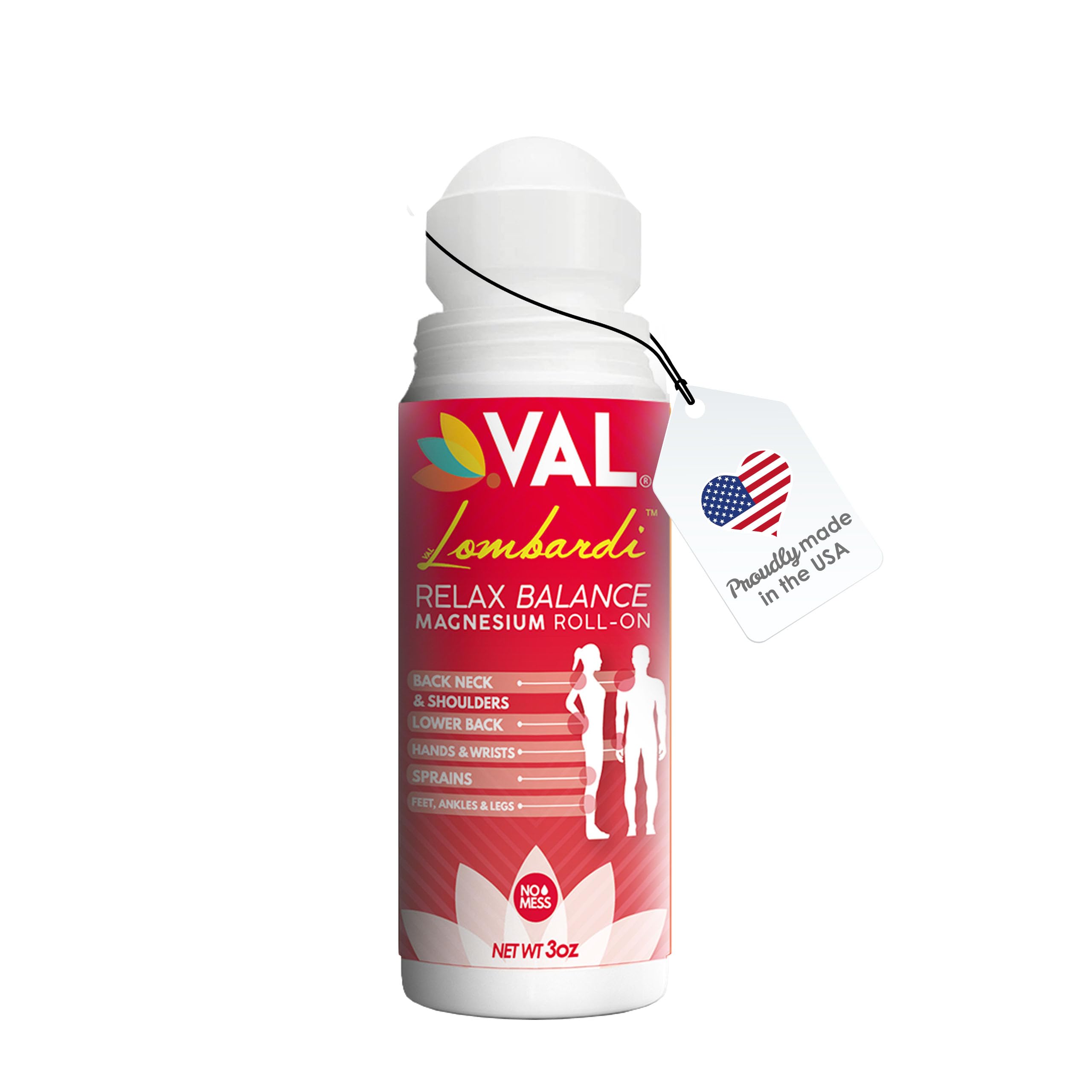 VAL Lombardi Magnesium Roll-On 3oz – 2-Pack
