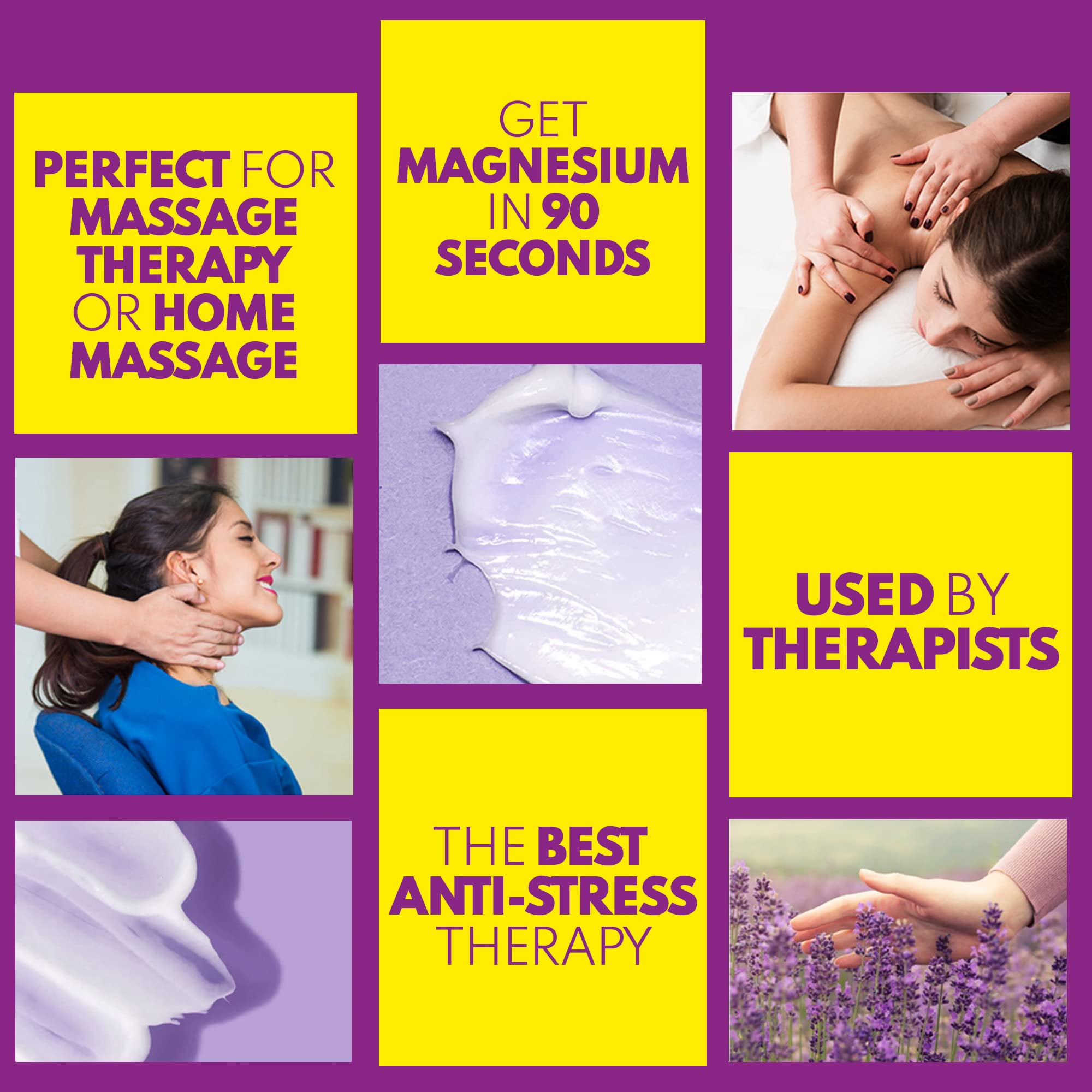 Spa or therapy setting with VAL Magnesium Aromatherapy Massage Cream 8oz