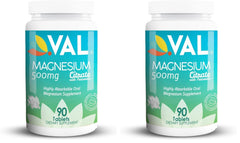 VAL Magnesium Citrate + B6 + Potassium bottle label