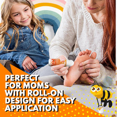 Close-up of VAL Magnesium Roll-On for Kids bottle