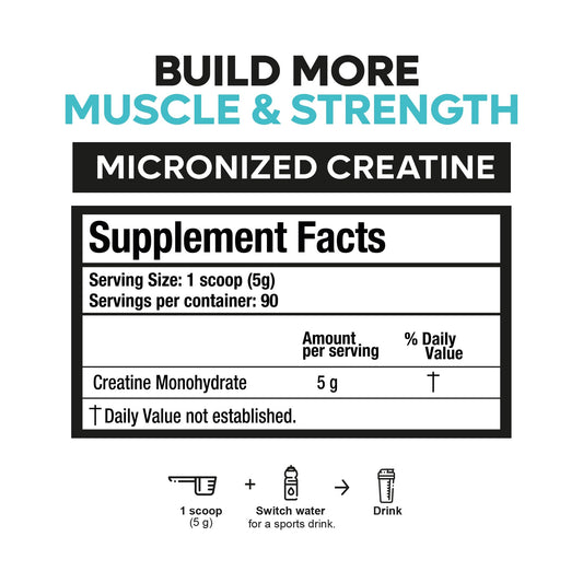 Valara Creatine Monohydrate 450g with 90 servings