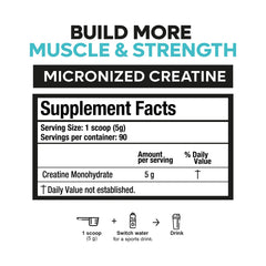 Valara Creatine Monohydrate 450g with 90 servings