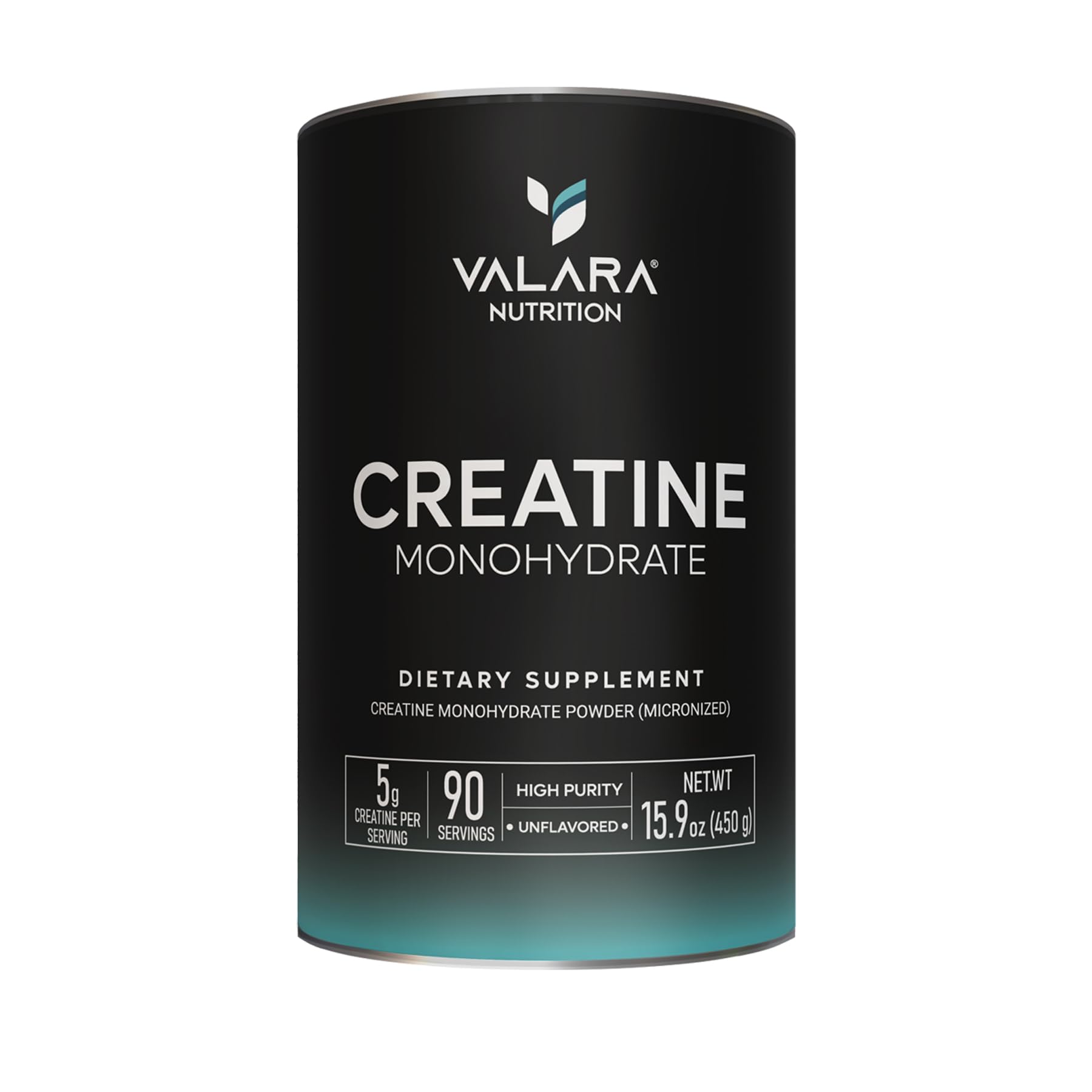 Valara Creatine Monohydrate micronized powder 450g jar