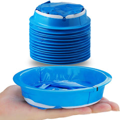 Valchoose 14-pack blue vomit bags front view for quick access