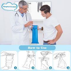 Valchoose blue throw-up bags for road trips and quick containment.
