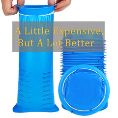 Valchoose hospital-grade emesis bags demonstrate sturdy 1000ml capacity without splashes.