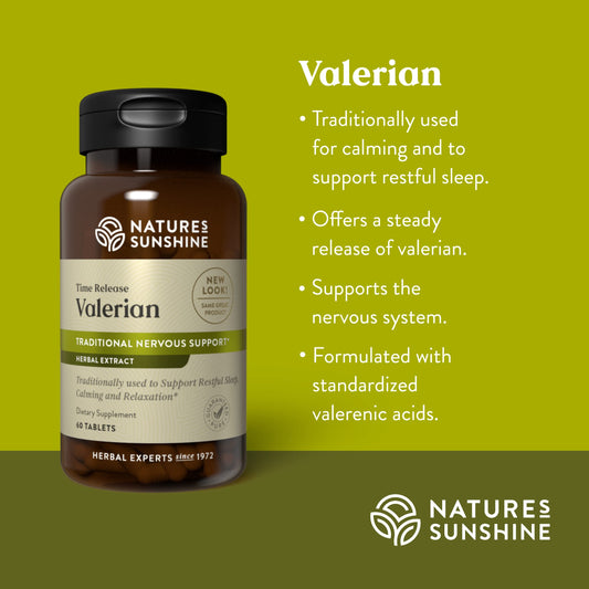 Valerian root extract for sleep support and relaxation