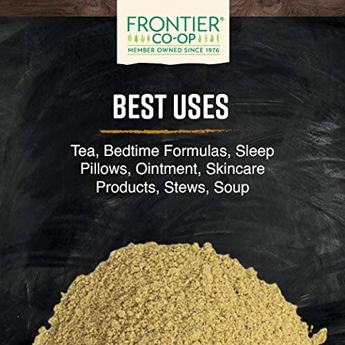 Aromatic valerian root powder close-up