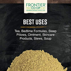 Aromatic valerian root powder close-up