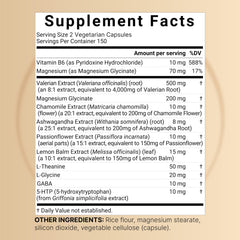 Close-up of 11-in-1 sleep blend ingredients