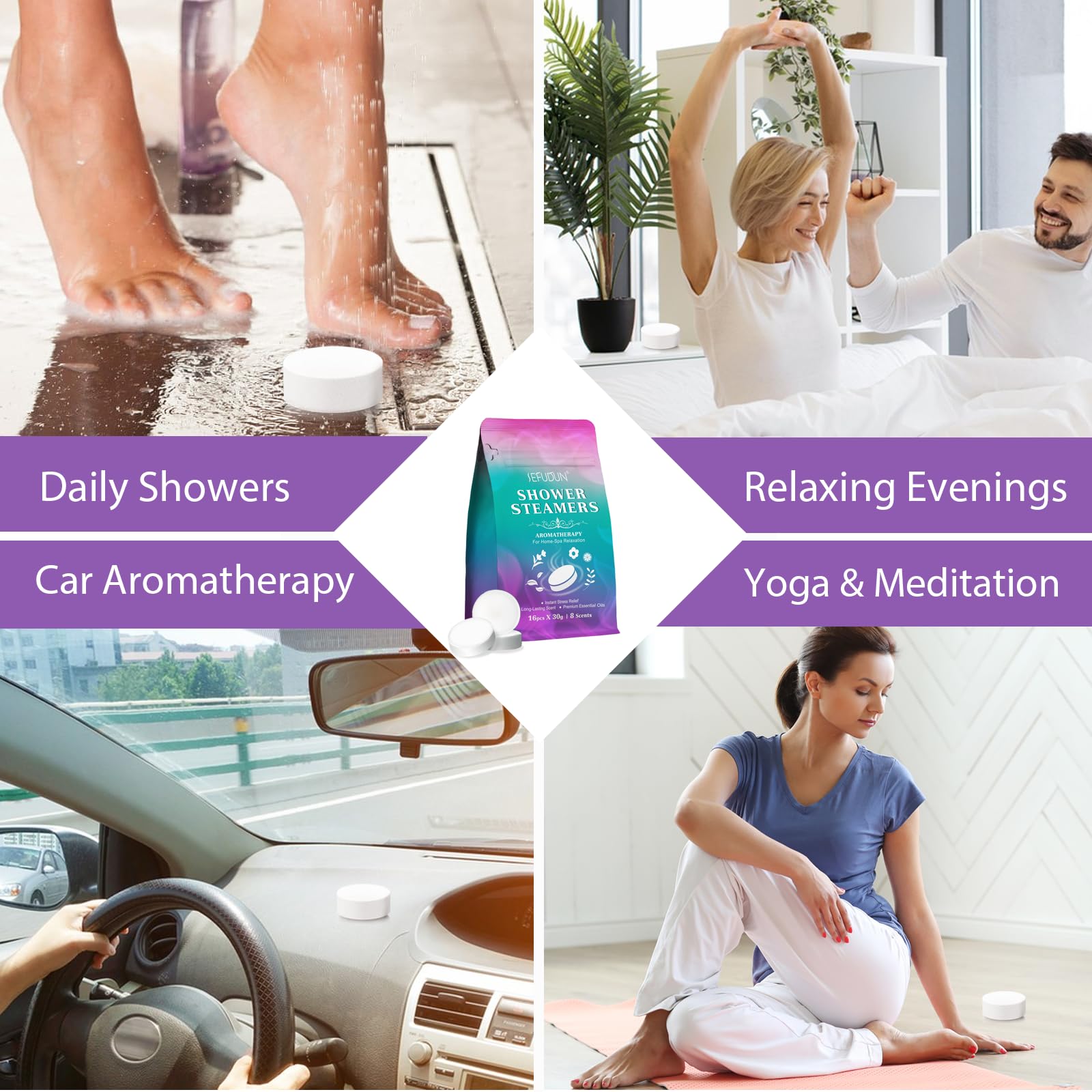 Valleylux lavender steamers ideal for relaxing evenings at home.
