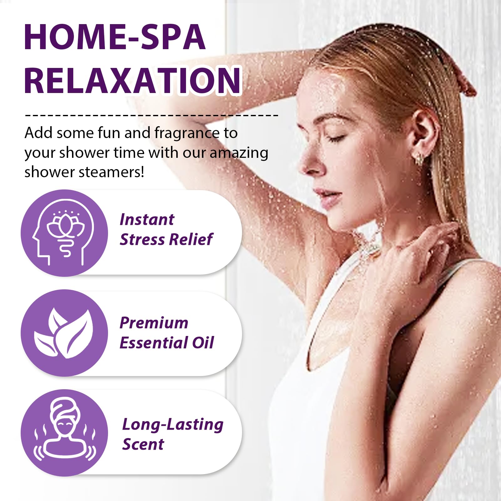 Valleylux lemon aroma steamer brightens shower time and mood.