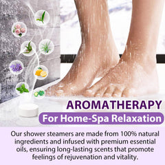 Valleylux rosemary steamer for focus and mental clarity during showers.