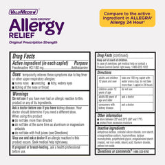 ValuMeds 24-hour relief pills imply continuous day-long comfort.