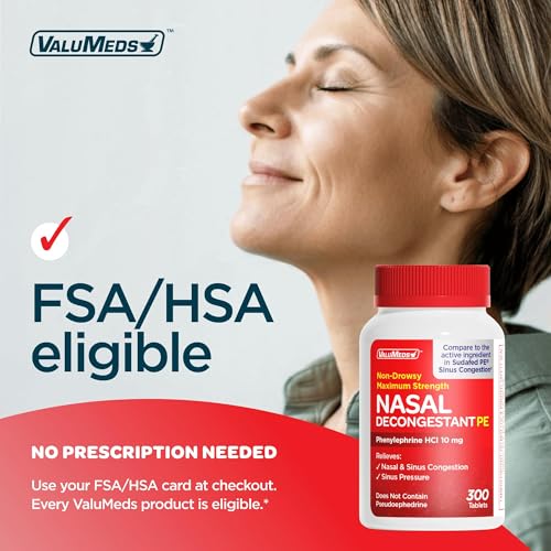 ValuMeds bottle pour illustrating easy dosing and non-drowsy relief.