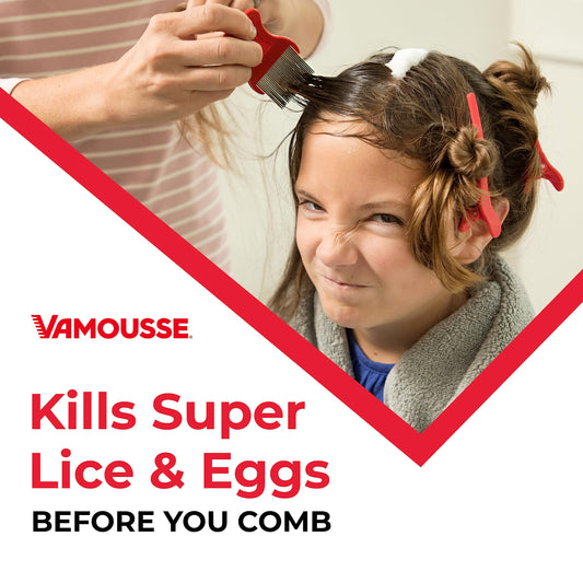 Vamousse PRO Lice Emergency Kit daily shampoo bottle supports ongoing lice defense.
