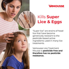 Vamousse PRO Lice Emergency Kit steel comb for effective egg removal.