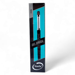 Vanfa builder gel brush with oval head for a smooth hard gel finish