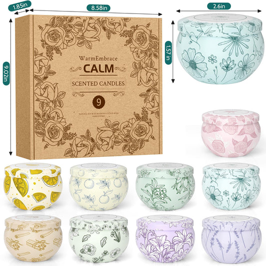 Vanilla scented candle tin from WarmEmbrace