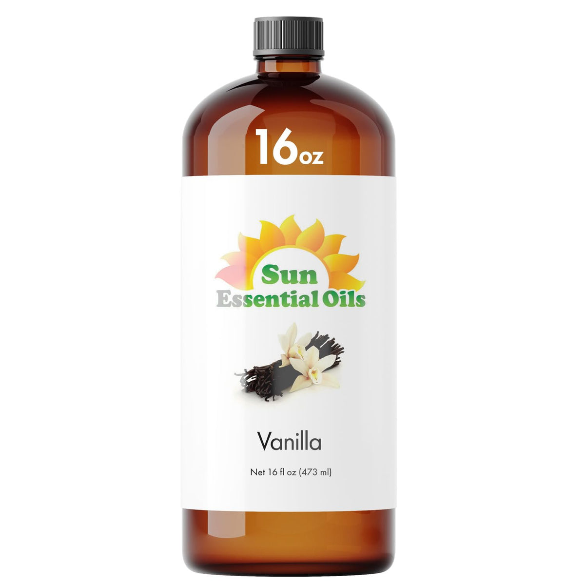 16 oz vanilla essential oil bottle suitable for diffuser aromatherapy