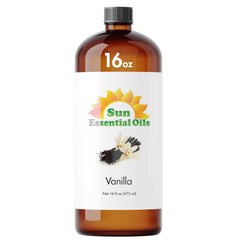 16 oz vanilla essential oil bottle suitable for diffuser aromatherapy