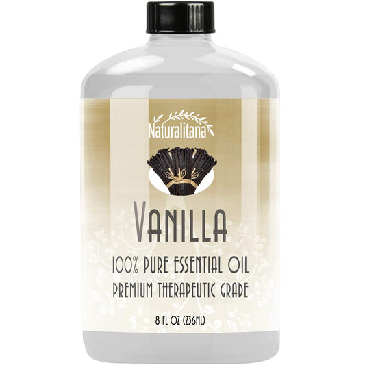 Naturalitana Vanilla Essential Oil 8oz bulk bottle