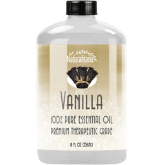 Naturalitana Vanilla Essential Oil 8oz bulk bottle