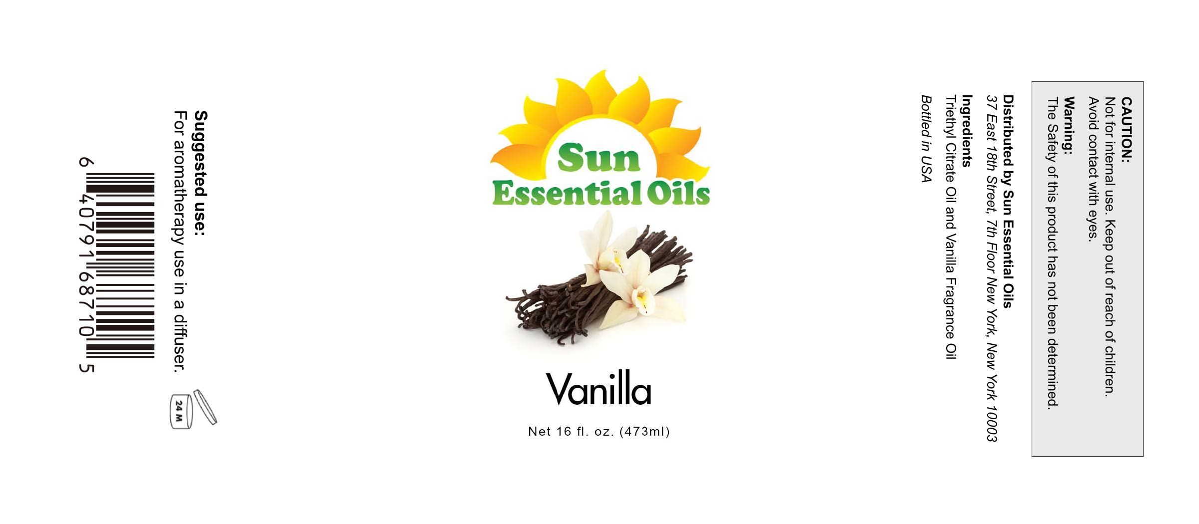 Vanilla essential oil applied to the skin in a skincare routine