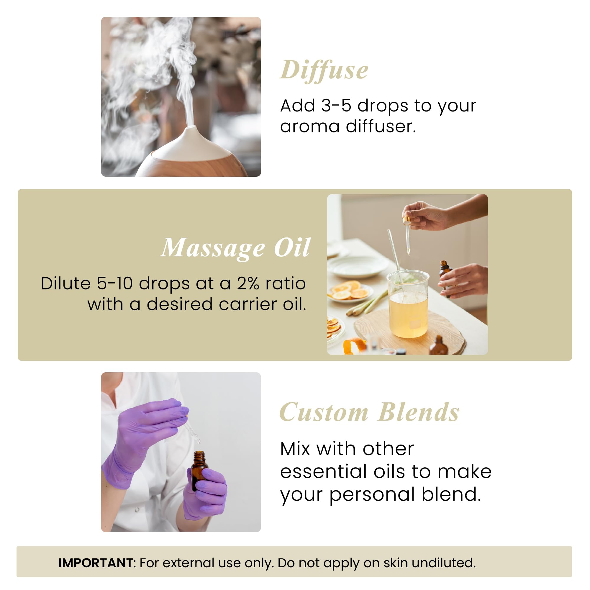Vanilla essential oil suitable for skincare and soap making