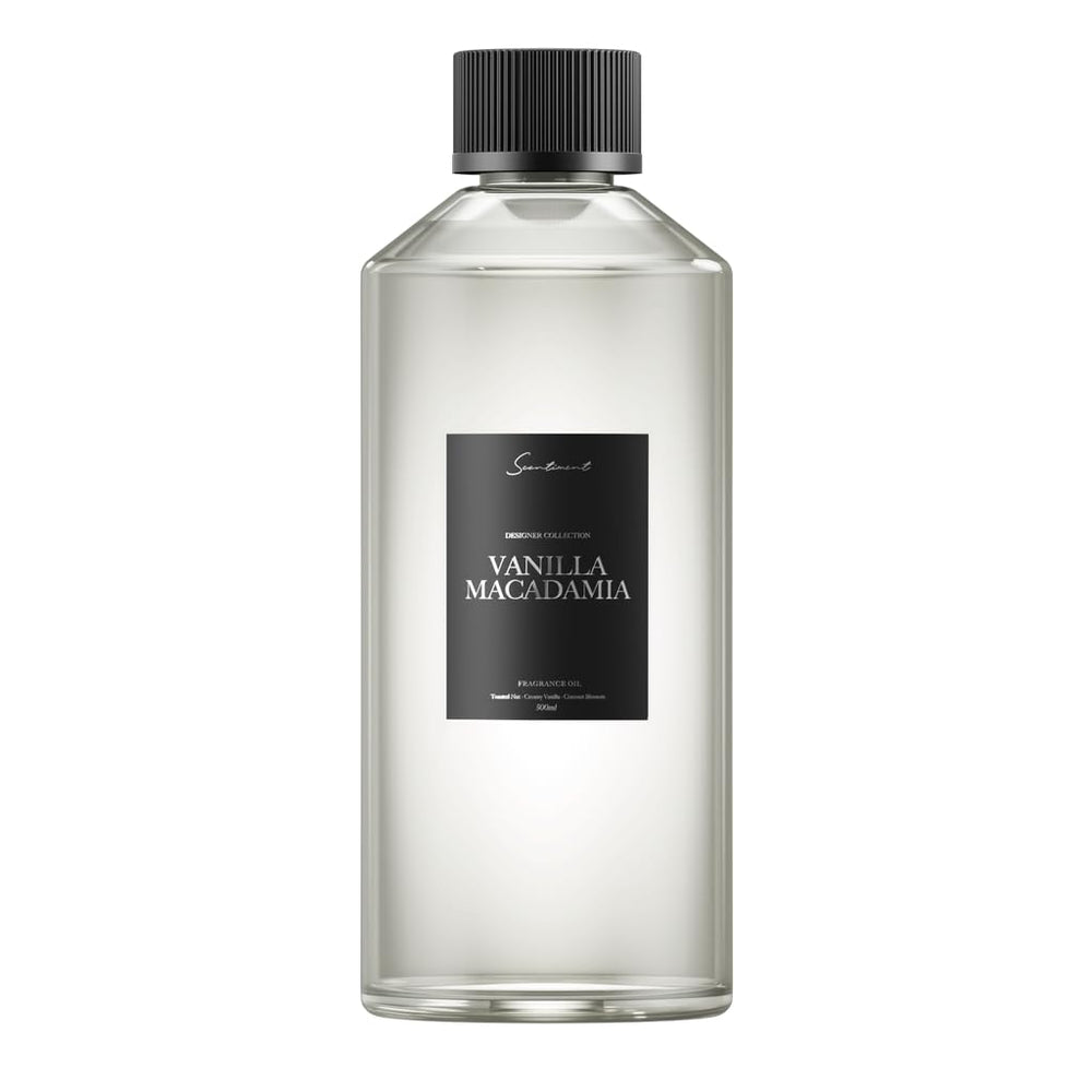 Bottle of Scentiment Vanilla Macadamia Diffuser Oil 500ml