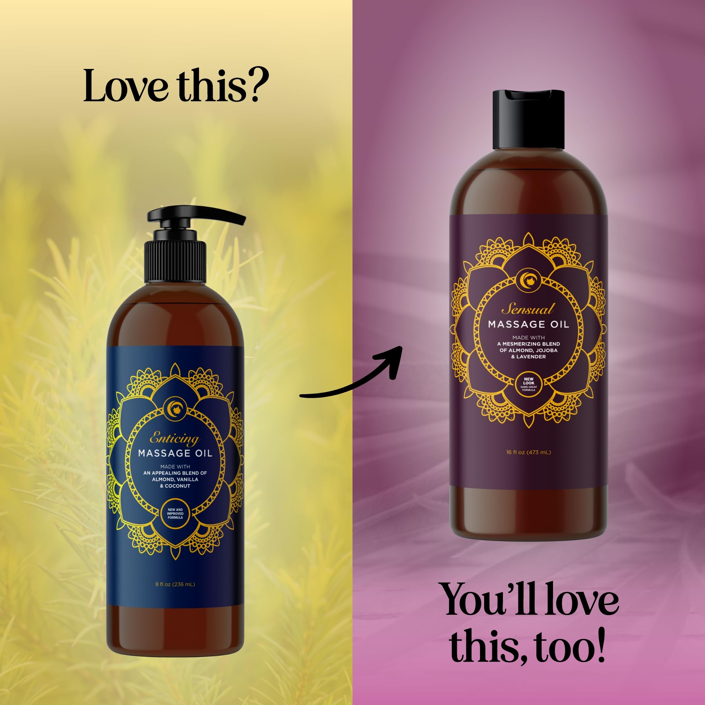 Soft, moisturized skin after massage with vanilla oil