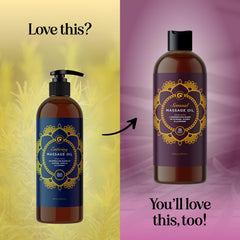Soft, moisturized skin after massage with vanilla oil