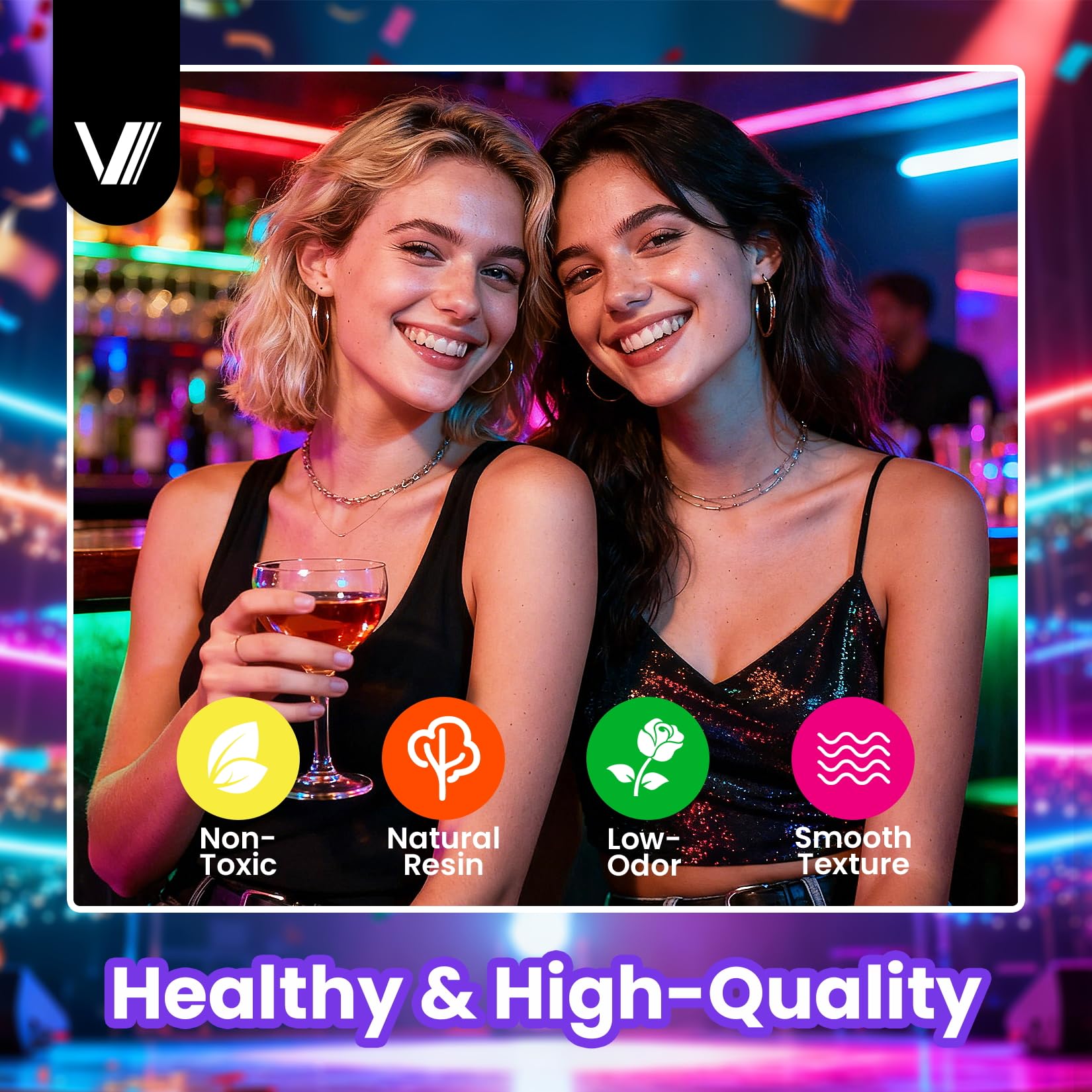 VANREESA LED nail lamp in use – fast curing and efficient workflow.