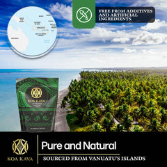 Fine ground Vanuatu Koa Kava powder