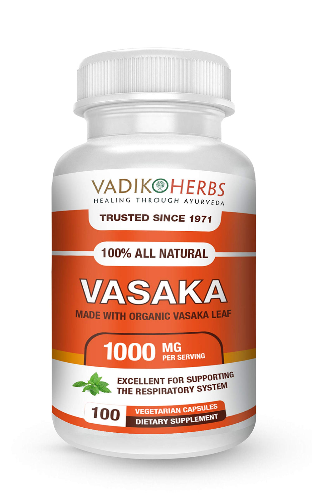 Vadik Herbs Organic Vasak powder front view