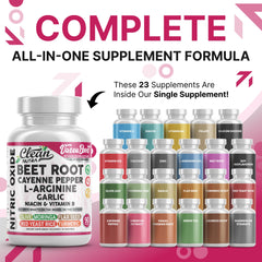 Beet root powder and capsules components for VascuBoost