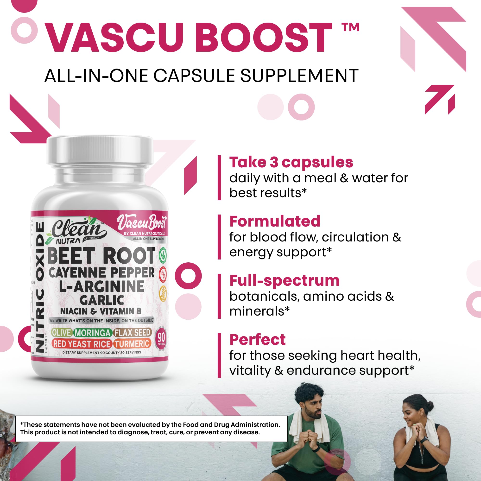 VascuBoost labeling suggesting blood pressure support