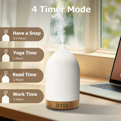 Vasysvi diffuser ceramic shell close-up highlighting craftsmanship
