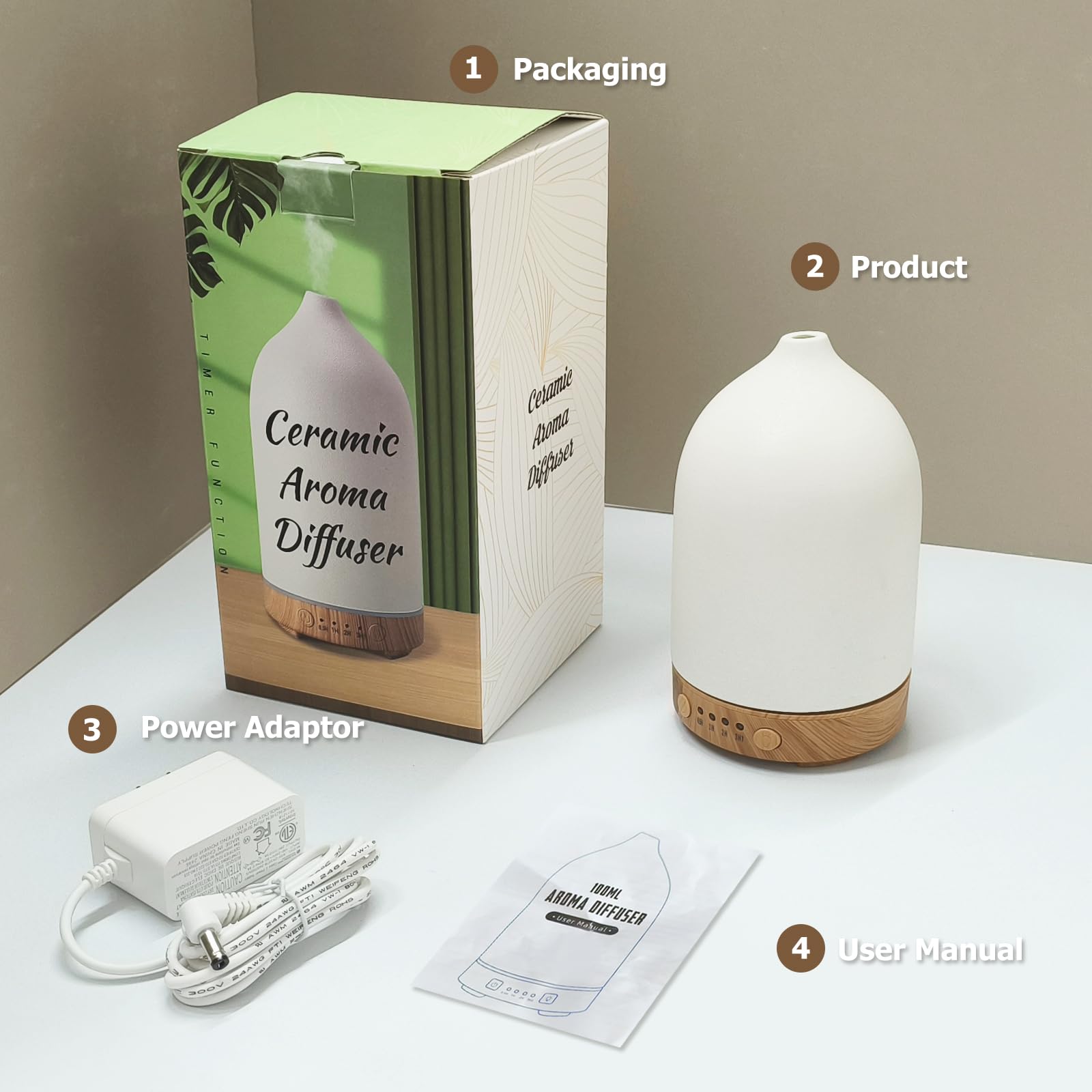 Vasysvi diffuser ideal for office, bedroom, or living room use