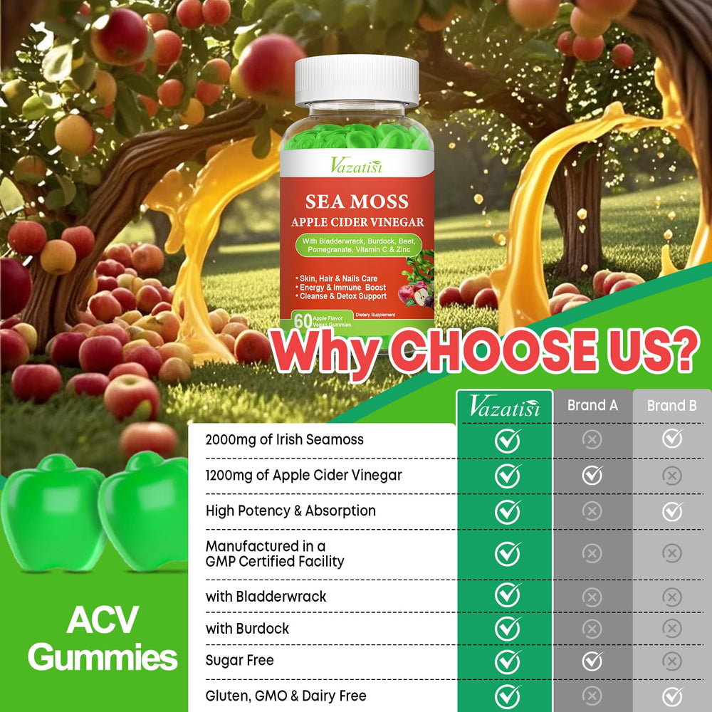 On-the-go apple-flavored gummies by Vazatisi