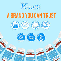 Resealable on-the-go Vazatisi bottle with gummies