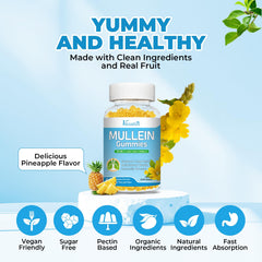 Gummies displayed for daily consumption in a bottle