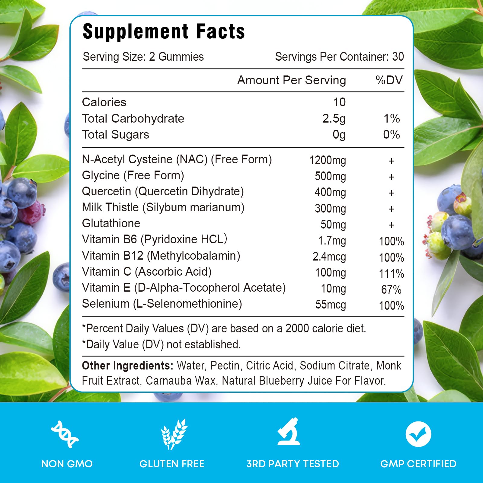 Selenium ingredient in Vazatisi NAC Gummies